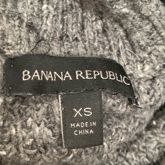BANANA REPUBLIC Texture Combo Fringe Sweater XS - Picture 14 of 15